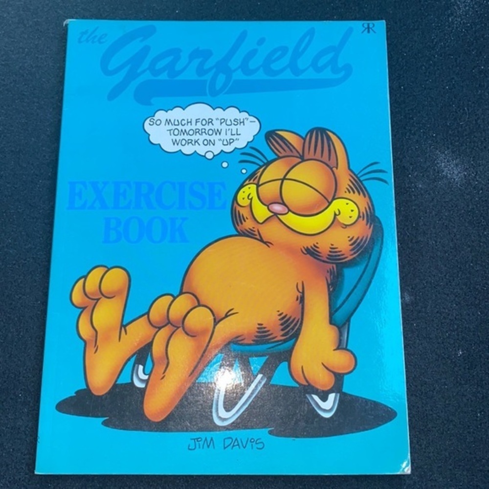 Vintage Garfield's Exercise Book Jim Davis Ravette 1991